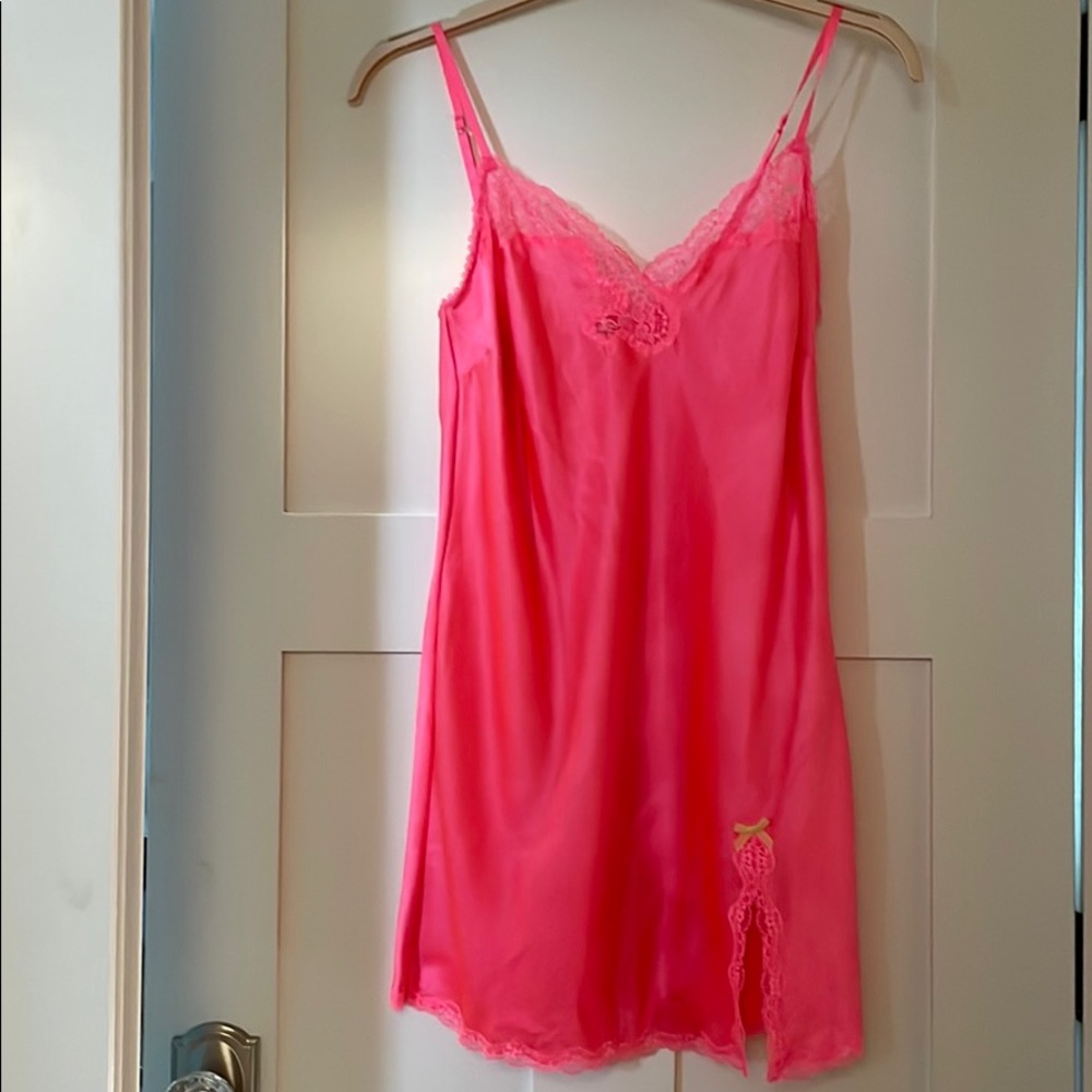 victoria’s secret vintage pink slip dress